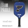 imageFranklin Sports NHL Team Pickleball Paddles  Official NHL Hockey Team Logo Pickleball Paddles  Signature Series 13MM Pickleball Paddle with MaxGrit  USA Pickleball USAPA ApprovedSt Louis Blues