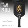 imageFranklin Sports NHL Team Pickleball Paddles  Official NHL Hockey Team Logo Pickleball Paddles  Signature Series 13MM Pickleball Paddle with MaxGrit  USA Pickleball USAPA ApprovedVegas Golden Knights