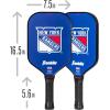 imageFranklin Sports NHL Team Pickleball Paddles  Official NHL Hockey Team Logo Pickleball Paddles  Signature Series 13MM Pickleball Paddle with MaxGrit  USA Pickleball USAPA ApprovedNew York Rangers