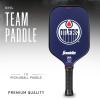 imageFranklin Sports NHL Team Pickleball Paddles  Official NHL Hockey Team Logo Pickleball Paddles  Signature Series 13MM Pickleball Paddle with MaxGrit  USA Pickleball USAPA ApprovedEdmonton Oilers
