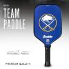 imageFranklin Sports NHL Team Pickleball Paddles  Official NHL Hockey Team Logo Pickleball Paddles  Signature Series 13MM Pickleball Paddle with MaxGrit  USA Pickleball USAPA ApprovedBuffalo Sabres