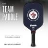 imageFranklin Sports NHL Team Pickleball Paddles  Official NHL Hockey Team Logo Pickleball Paddles  Signature Series 13MM Pickleball Paddle with MaxGrit  USA Pickleball USAPA ApprovedWinnipeg Jets