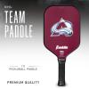 imageFranklin Sports NHL Team Pickleball Paddles  Official NHL Hockey Team Logo Pickleball Paddles  Signature Series 13MM Pickleball Paddle with MaxGrit  USA Pickleball USAPA ApprovedColorado Avalanche