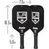 imageFranklin Sports NHL Team Pickleball Paddles  Official NHL Hockey Team Logo Pickleball Paddles  Signature Series 13MM Pickleball Paddle with MaxGrit  USA Pickleball USAPA ApprovedLos Angeles Kings 2