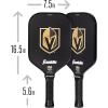 imageFranklin Sports NHL Team Pickleball Paddles  Official NHL Hockey Team Logo Pickleball Paddles  Signature Series 13MM Pickleball Paddle with MaxGrit  USA Pickleball USAPA ApprovedVegas Golden Knights