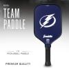 imageFranklin Sports NHL Team Pickleball Paddles  Official NHL Hockey Team Logo Pickleball Paddles  Signature Series 13MM Pickleball Paddle with MaxGrit  USA Pickleball USAPA ApprovedTampa Bay Lightning