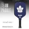 imageFranklin Sports NHL Team Pickleball Paddles  Official NHL Hockey Team Logo Pickleball Paddles  Signature Series 13MM Pickleball Paddle with MaxGrit  USA Pickleball USAPA ApprovedToronto Maple Leafs