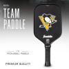 imageFranklin Sports NHL Team Pickleball Paddles  Official NHL Hockey Team Logo Pickleball Paddles  Signature Series 13MM Pickleball Paddle with MaxGrit  USA Pickleball USAPA ApprovedPittsburgh Penguins
