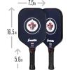 imageFranklin Sports NHL Team Pickleball Paddles  Official NHL Hockey Team Logo Pickleball Paddles  Signature Series 13MM Pickleball Paddle with MaxGrit  USA Pickleball USAPA ApprovedWinnipeg Jets