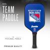 imageFranklin Sports NHL Team Pickleball Paddles  Official NHL Hockey Team Logo Pickleball Paddles  Signature Series 13MM Pickleball Paddle with MaxGrit  USA Pickleball USAPA ApprovedNew York Rangers