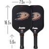 imageFranklin Sports NHL Team Pickleball Paddles  Official NHL Hockey Team Logo Pickleball Paddles  Signature Series 13MM Pickleball Paddle with MaxGrit  USA Pickleball USAPA ApprovedAnaheim Ducks 2