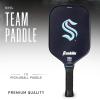 imageFranklin Sports NHL Team Pickleball Paddles  Official NHL Hockey Team Logo Pickleball Paddles  Signature Series 13MM Pickleball Paddle with MaxGrit  USA Pickleball USAPA ApprovedSeattle Kraken