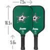 imageFranklin Sports NHL Team Pickleball Paddles  Official NHL Hockey Team Logo Pickleball Paddles  Signature Series 13MM Pickleball Paddle with MaxGrit  USA Pickleball USAPA ApprovedDallas Stars