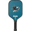 imageFranklin Sports NHL Team Pickleball Paddles  Official NHL Hockey Team Logo Pickleball Paddles  Signature Series 13MM Pickleball Paddle with MaxGrit  USA Pickleball USAPA ApprovedSan Jose Sharks