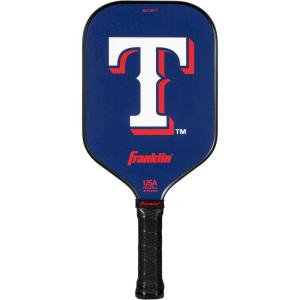 imageFranklin Sports MLB Team Pickleball Paddles  Official MLB Baseball Team Logo  Colors Pickleball Paddles  Signature Series 13MM Pickleball Paddle with MaxGrit  USA Pickleball USAPA ApprovedTexas Rangers