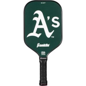 imageFranklin Sports MLB Team Pickleball Paddles  Official MLB Baseball Team Logo  Colors Pickleball Paddles  Signature Series 13MM Pickleball Paddle with MaxGrit  USA Pickleball USAPA ApprovedOakland Athletics