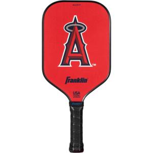 imageFranklin Sports MLB Team Pickleball Paddles  Official MLB Baseball Team Logo  Colors Pickleball Paddles  Signature Series 13MM Pickleball Paddle with MaxGrit  USA Pickleball USAPA ApprovedLos Angeles Angels