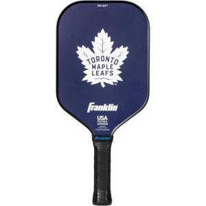 imageFranklin Sports NHL Team Pickleball Paddles  Official NHL Hockey Team Logo Pickleball Paddles  Signature Series 13MM Pickleball Paddle with MaxGrit  USA Pickleball USAPA ApprovedToronto Maple Leafs