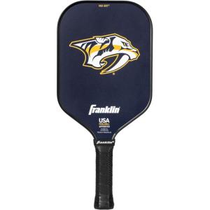 imageFranklin Sports NHL Team Pickleball Paddles  Official NHL Hockey Team Logo Pickleball Paddles  Signature Series 13MM Pickleball Paddle with MaxGrit  USA Pickleball USAPA ApprovedNashville Predators