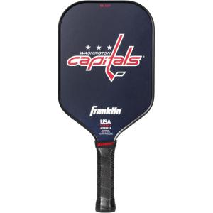 imageFranklin Sports NHL Team Pickleball Paddles  Official NHL Hockey Team Logo Pickleball Paddles  Signature Series 13MM Pickleball Paddle with MaxGrit  USA Pickleball USAPA ApprovedWashington Capitals