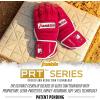 imageFranklin Sports MLB Batting Gloves  CFX Pro PRT Heavy Duty Protective Baseball  Softball Batting Gloves  Adult Padded Reinforced Leather Batting GlovesRed HiLite