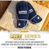 imageFranklin Sports MLB Batting Gloves  CFX Pro PRT Heavy Duty Protective Baseball  Softball Batting Gloves  Adult Padded Reinforced Leather Batting GlovesNavy HiLite
