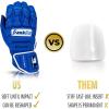 imageFranklin Sports MLB Batting Gloves  CFX Pro PRT Heavy Duty Protective Baseball  Softball Batting Gloves  Adult Padded Reinforced Leather Batting GlovesRoyal