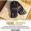 imageFranklin Sports MLB Batting Gloves  CFX Pro PRT Heavy Duty Protective Baseball  Softball Batting Gloves  Adult Padded Reinforced Leather Batting GlovesBlackGold