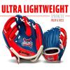 imageFranklin Sports Air Tech Adapt Series 85quot Teeball Glove Right Handed ThrowerNavyRed