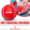 imageFranklin Sports Air Tech Adapt Series 85quot Teeball Glove Right Handed ThrowerRedBlueYellow