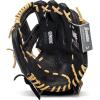 imageFranklin Sports Baseball Glove  ProFlex Adult Baseball  Softball Glove  Baseball  Fastpitch Softball Outfield Mitt  Left Handed Throw  Right Handed ThrowBlackCamel