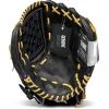 imageFranklin Sports Baseball Glove  ProFlex Adult Baseball  Softball Glove  Baseball  Fastpitch Softball Outfield Mitt  Left Handed Throw  Right Handed ThrowBlackCamel