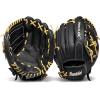 imageFranklin Sports Baseball Glove  ProFlex Adult Baseball  Softball Glove  Baseball  Fastpitch Softball Outfield Mitt  Left Handed Throw  Right Handed ThrowBlackCamel