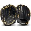 imageFranklin Sports Baseball Glove  ProFlex Adult Baseball  Softball Glove  Baseball  Fastpitch Softball Outfield Mitt  Left Handed Throw  Right Handed ThrowBlackCamel