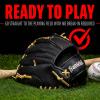 imageFranklin Sports Baseball Glove  ProFlex Adult Baseball  Softball Glove  Baseball  Fastpitch Softball Outfield Mitt  Left Handed Throw  Right Handed ThrowBlackCamel