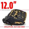 imageFranklin Sports Baseball Glove  ProFlex Adult Baseball  Softball Glove  Baseball  Fastpitch Softball Outfield Mitt  Left Handed Throw  Right Handed ThrowBlackCamel