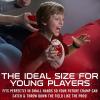 imageFranklin Sports NCAA Football  Youth Mini Football  85quot Football SPACELACE Easy Grip Texture Perfect for KidsAlabama Crimson Tide