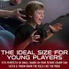 imageFranklin Sports NCAA Football  Youth Mini Football  85quot Football SPACELACE Easy Grip Texture Perfect for KidsArkansas Razorbacks