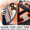 imageFranklin Sports NCAA Football  Youth Mini Football  85quot Football SPACELACE Easy Grip Texture Perfect for KidsAuburn Tigers
