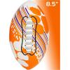 imageFranklin Sports NCAA Football  Youth Mini Football  85quot Football SPACELACE Easy Grip Texture Perfect for KidsClemson Tigers