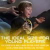 imageFranklin Sports NCAA Football  Youth Mini Football  85quot Football SPACELACE Easy Grip Texture Perfect for KidsIowa Hawkeyes