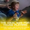 imageFranklin Sports NCAA Football  Youth Mini Football  85quot Football SPACELACE Easy Grip Texture Perfect for KidsKansas Jayhawks