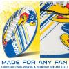 imageFranklin Sports NCAA Football  Youth Mini Football  85quot Football SPACELACE Easy Grip Texture Perfect for KidsKansas Jayhawks