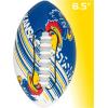 imageFranklin Sports NCAA Football  Youth Mini Football  85quot Football SPACELACE Easy Grip Texture Perfect for KidsKansas Jayhawks