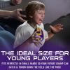 imageFranklin Sports NCAA Football  Youth Mini Football  85quot Football SPACELACE Easy Grip Texture Perfect for KidsLSU Tigers
