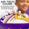 imageFranklin Sports NCAA Football  Youth Mini Football  85quot Football SPACELACE Easy Grip Texture Perfect for KidsLSU Tigers