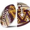 imageFranklin Sports NCAA Football  Youth Mini Football  85quot Football SPACELACE Easy Grip Texture Perfect for KidsMinnesota Golden Gophers