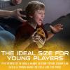 imageFranklin Sports NCAA Football  Youth Mini Football  85quot Football SPACELACE Easy Grip Texture Perfect for KidsMinnesota Golden Gophers