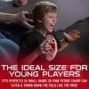 imageFranklin Sports NCAA Football  Youth Mini Football  85quot Football SPACELACE Easy Grip Texture Perfect for KidsOhio State Buckeyes