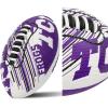 imageFranklin Sports NCAA Football  Youth Mini Football  85quot Football SPACELACE Easy Grip Texture Perfect for KidsTCU Horned Frogs